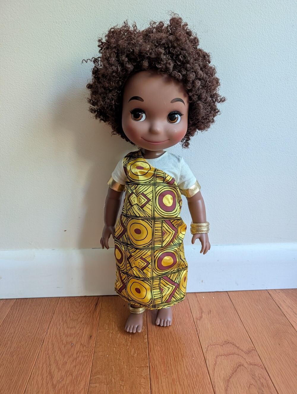 Disney Animators Collection It's A Small World Kenya Singing Doll RETIRED RARE